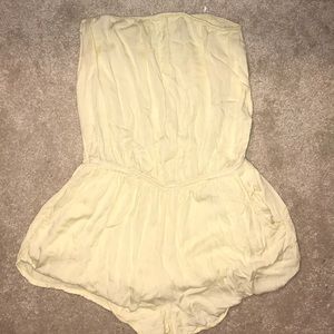 Yellow American Eagle Romper